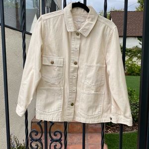 EUC The Great Cream Chore Jacket in Size 2 (M)